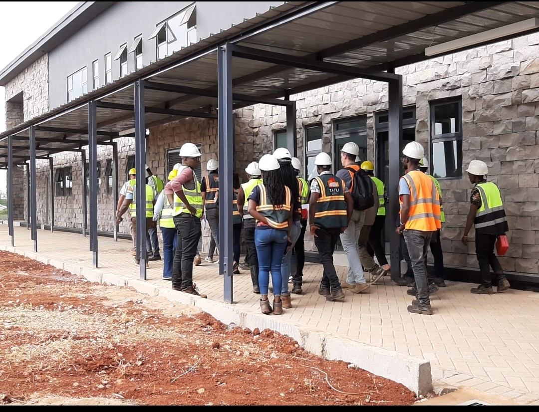 Site inspection on active construction project